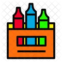 Crayon Color Drawing Icon