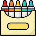 Crayon Colors Art Icon