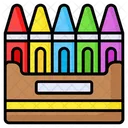 Crayon Color Pencils Icon