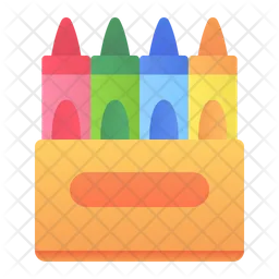 Crayon box  Icon