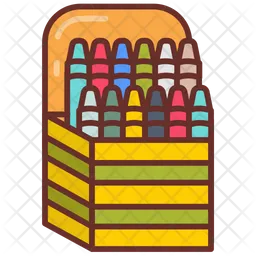 Crayon box  Icon