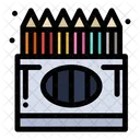 Crayon Color Waxing Color Color Pencils Icon