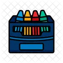 Crayon School Supplies Crayons Icon