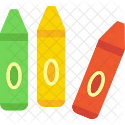 Crayon Color  Icon