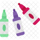 Art Supplies Coloring Drawing Icon