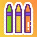 Crayon Colors Color Pencils Art Pencils Icon