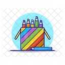 Crayon Colors Color Pens Color Box Icon