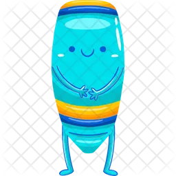 Crayon mascot  Icon
