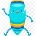 Crayon mascot  Icon