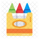 Crayones pasteles  Icono