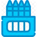 Crayons Art Supplies Icon