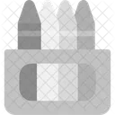 Crayons Art Supplies Icon