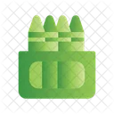 Crayons Art Supplies Icon