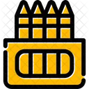 Crayons Art Supplies Icon