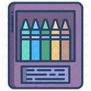 Crayons Crayon Color Waxing Color Icon