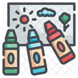 Crayons  Icon