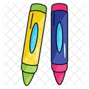 Color Pencils Crayons Pastels Icon