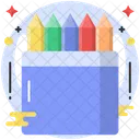 Crayons Toy Colored Icon