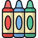 Crayons Stationeries Drawing Tool Icon