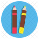 Crayons A Levres Crayons De Couleur Maquillage Icône