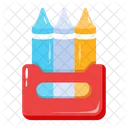 Crayons Box Colour Crayons Crayons Pack Icon