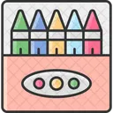 Crayons Colorpencil Color  Icon