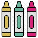Crayons de couleur  Icône