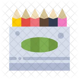 Crayons Paint  Icon