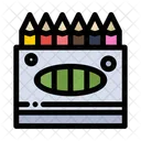 Crayons Paint  Icon