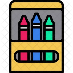 Crayons Pencil  Icon