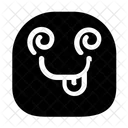 Crazy Emoji Smiley Icon