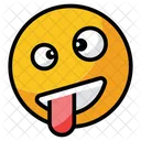 Crazy Emoji Face Icon