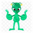 Alien Stickers Space Beings Space Creature Icon