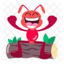 Ant Cartoon Ant Stickers Cute Ants Icon