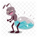 Ant Cartoon Ant Stickers Cute Ants Icon