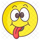 Crazy Emoji Crazy Expression Emotag Icon