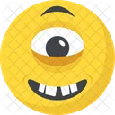 Crazy Laughing Cyclops Icon