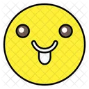 Crazy Face Emoticon Smiley Icon
