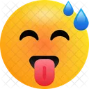 Crazy Face Emoji Emoticons Icon