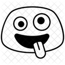 Crazy face  Icon