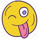 Crazy Face Emoji Smiley Icon