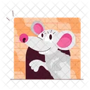 Crazy Rat  Icon