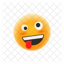 Crazy Smiley Smiley Naughty Emoji 아이콘