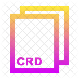 Crd File  Icon