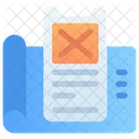 Creacion De Prototipos Plan Blueprint Icon