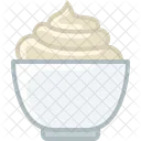Cream Dish Double Icon