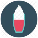 Glass Dessert Whipped Icon