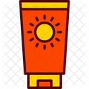 Cream Lotion Sun Block Icon
