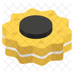 Cream Biscuit  Icon