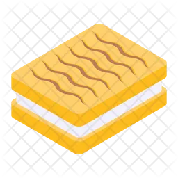 Cream Biscuit  Icon